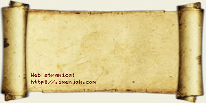 Isak Bačević vizit kartica